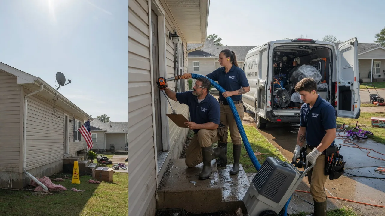 Ceiling Water Damage Restoration in Pitkin, LA near me